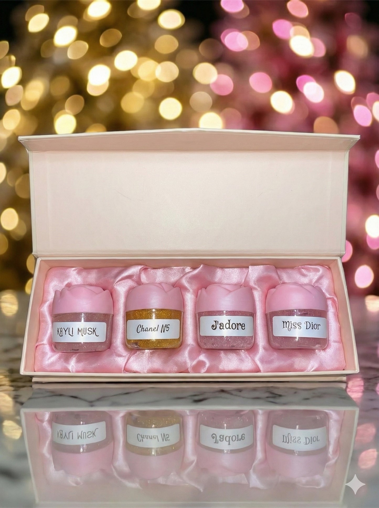 4 مخمريات للجسم والشعر ( جادور- شانيل n5-كيالي مسك-مس ديور)