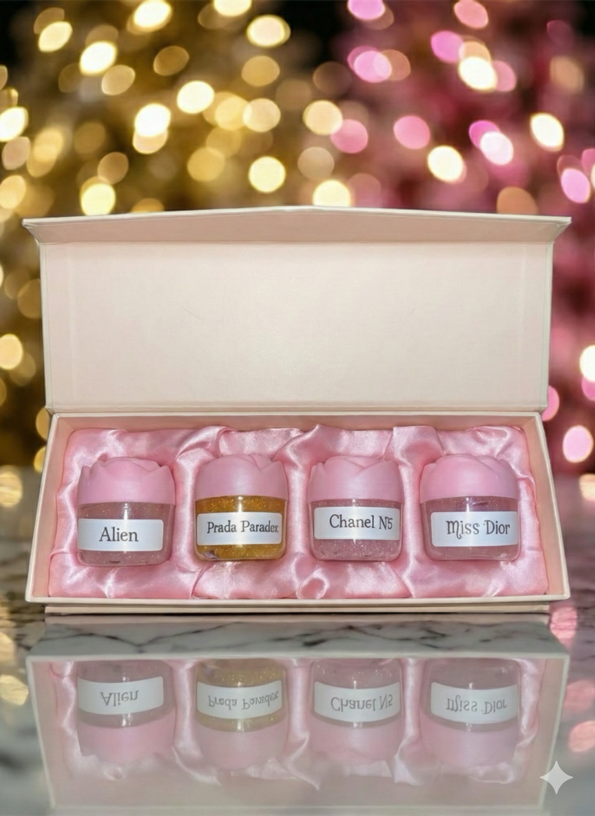 4مخمريات للجسم والشعر (شانيل ن٥- برادا باردوكس- مس ديور- ألين)